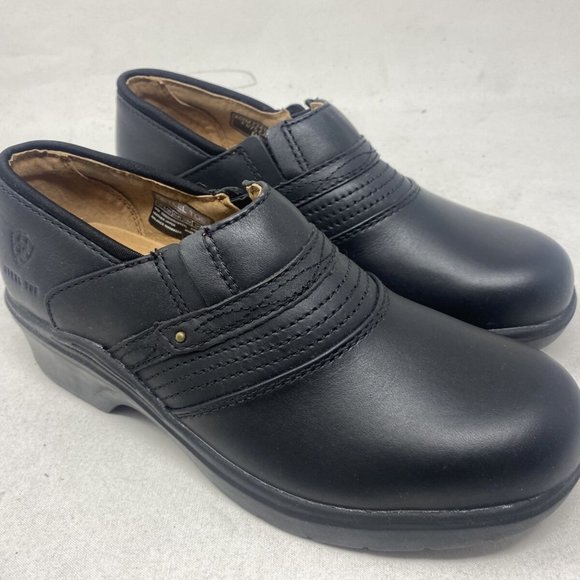 Ariat Work Clog Safety Safety Toe Clog NEW 6.5 Women's Black, EU 37 UK 4 - Picture 1 of 6